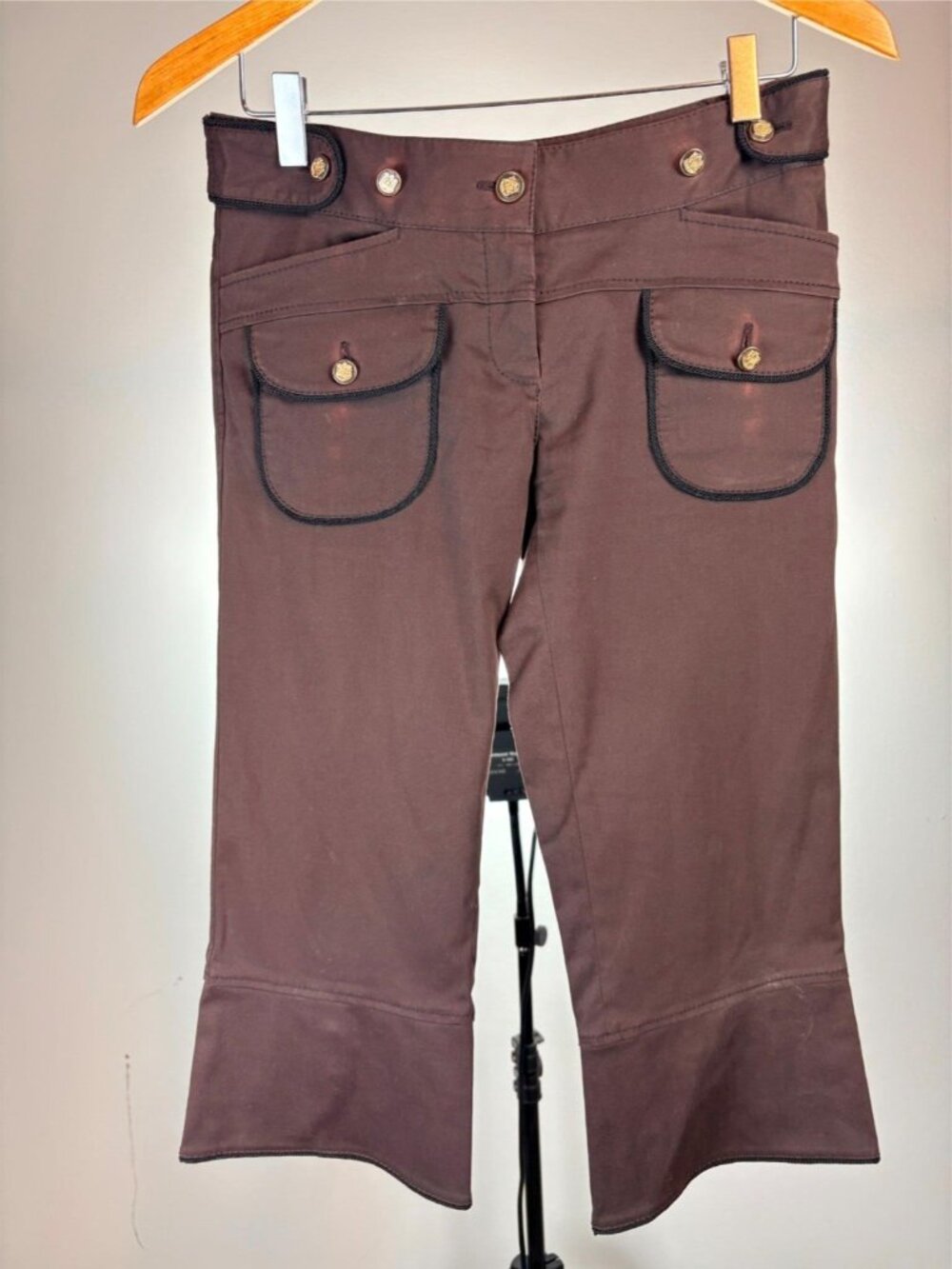Dolce & Gabbana Womens Cropped Pants 28 waist